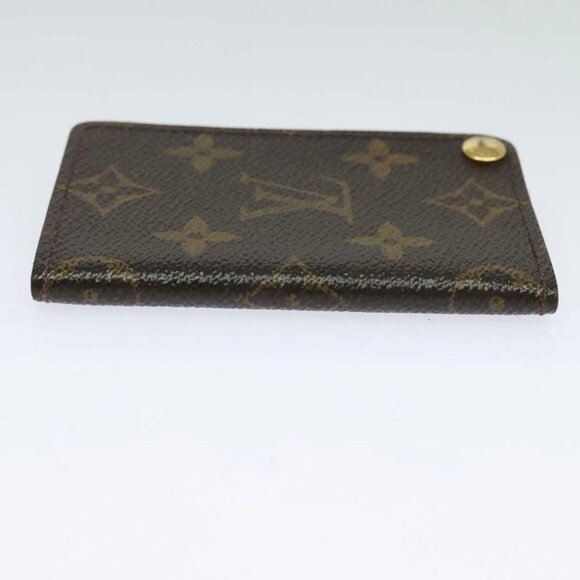LOUIS VUITTON Monogram Porte Cartes Credit Pression Case M60937 LV Auth ar13218 - Picture 4 of 16